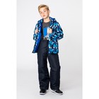 Комплект для мальчика (куртка и полукомбинезон), рост 104 см, цвет синий MS17201 - Фото 3