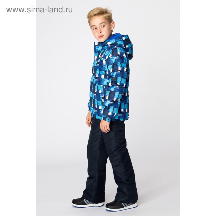 Комплект для мальчика (куртка и полукомбинезон), рост 122 см, цвет синий MS17201 - Фото 1