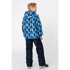 Комплект для мальчика (куртка и полукомбинезон), рост 122 см, цвет синий MS17201 - Фото 4
