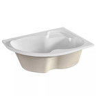 Ванна акриловая Poseidon AURA, 150х105 см, правая, без каркаса и панели - Фото 2