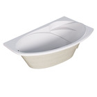 Ванна акриловая Poseidon JULIANNA, 170х100 см, правая, без каркаса и панели - Фото 2