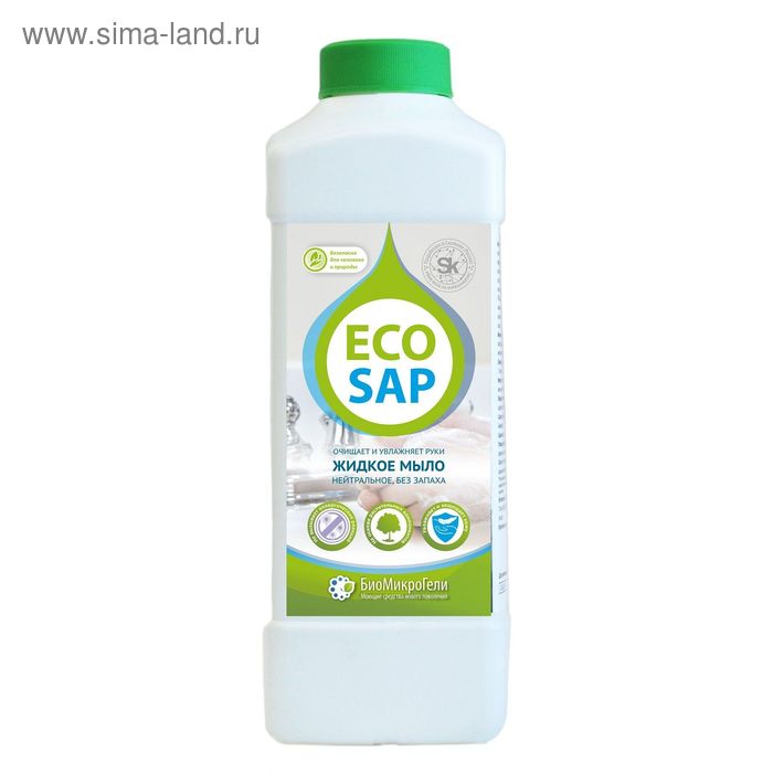 Жидкое мыло EcoSap нейтральное, 1л - Фото 1