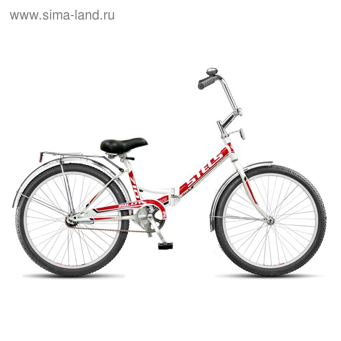 Велосипед 24" Stels Pilot-710, 2016, цвет белый/красный,  размер 16"