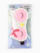 Маска для сна «Сова», розовая - Фото 6