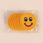 Термоаппликация «Смайлик улыбка», 3,5 × 3,5 см, цвет жёлтый - Фото 2