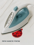 Термоаппликация «Божья коровка», 5.7×3.5 см, красная - Фото 2