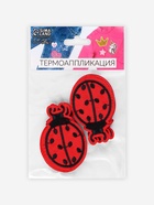 Термоаппликация «Божья коровка», 5.7×3.5 см, красная 1881268 - фото 319815978