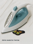 Термоаппликация «Бабочка», 4.3×3 см, разноцветная - Фото 2