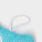 Мочалка варежка детская Доляна «Совушка», для купания, 20 см, МИКС - Фото 5