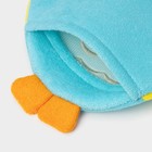 Мочалка варежка детская Доляна «Совушка», для купания, 20 см, МИКС - Фото 6