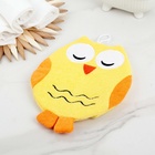 Мочалка варежка детская Доляна «Совушка», для купания, 20 см, МИКС - Фото 12