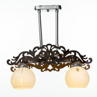 Люстра еврокаркас "Испания" 2 лампы хром - Фото 2