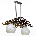 Люстра еврокаркас "Испания" 2 лампы хром - Фото 3