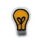 Термоаппликация "Лампочка", 3,5*2см, цвет жёлтый - Фото 1