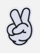 Термоаппликация «Жест мир», 8.3×5.8 см, белая - Фото 3