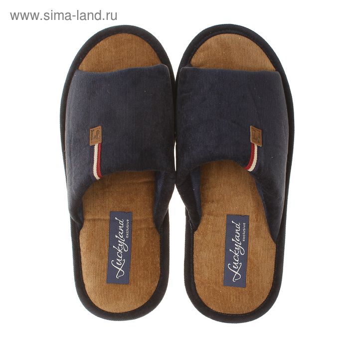 Тапочки открытые арт. 2088M-NCH-O (синий) (р. 42) - Фото 1