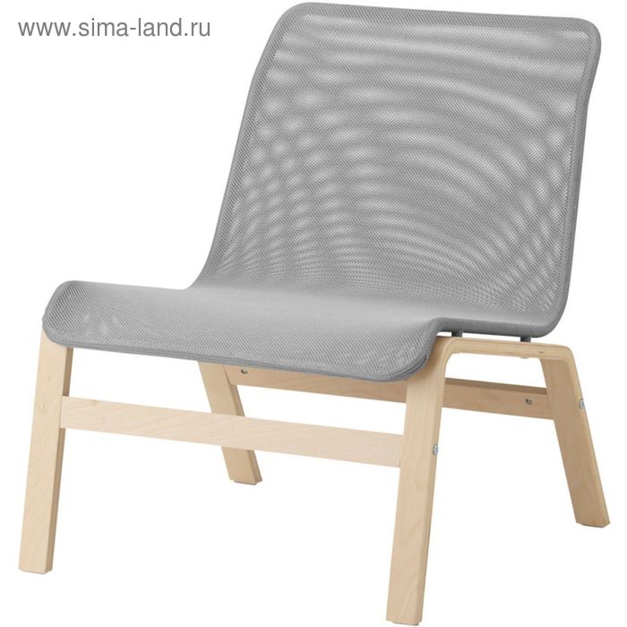 Кресло, березовый шпон, цвет серый НОЛЬМИРА - Фото 1