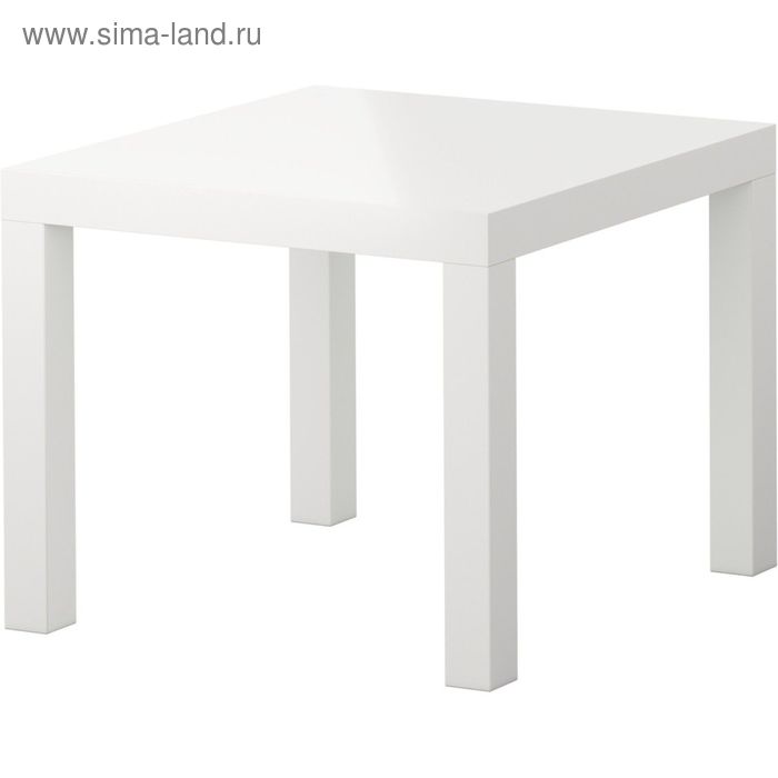 Придиванный столик, цвет глянцевый белый ЛАКК - Фото 1