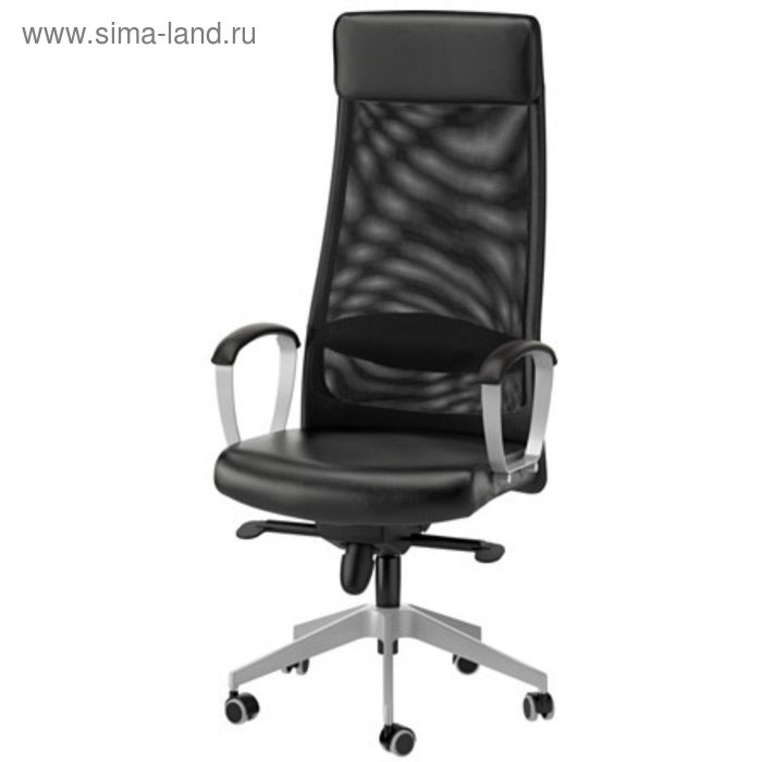 Рабочий стул МАРКУС, цвет чёрный - Фото 1