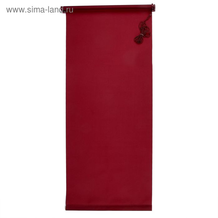 Штора-ролет «Комфортиссимо», 60х160 см, цвет красное вино - Фото 1