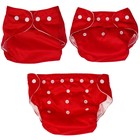 Многоразовый подгузник, 3-8 кг, красный, Крошка Я - Фото 8