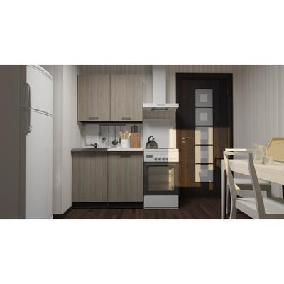 Кухонный гарнитур «Светлана мини», 1000×1570 мм, цвет ясень шимо светлый/венге