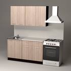 Кухонный гарнитур «Светлана медиум», 1400×1570 мм, цвет ясень шимо светлый/венге - Фото 2