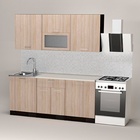 Кухонный гарнитур «Светлана макси», 1800×1570 мм, цвет ясень шимо светлый/венге - Фото 2
