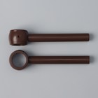 Карниз двухрядный 200 см, d=2.8 см, орех - Фото 9