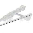 Карниз с U-шиной, 360 см, d=2.8 см, цвет белый 2290461