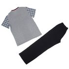 Комплект мужской (футболка, брюки) М-792-09 меланж/синий, р-р 48 - Фото 6