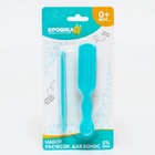 Расчёска детская + массажная щётка для волос, от 0 мес., цвета МИКС - Фото 7