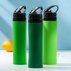 Бутылка для воды «Сайли», 450 мл (корпус из силикона), цвет МИКС - Фото 6