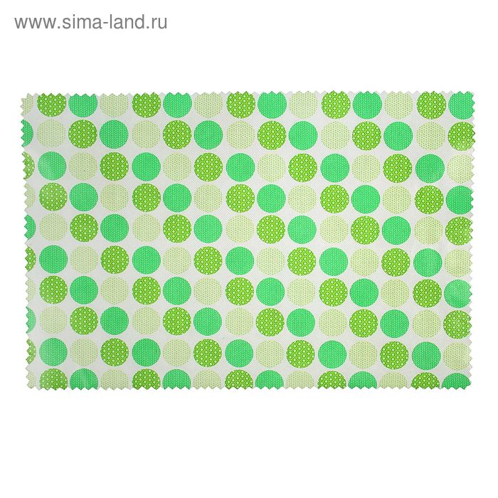 Салфетка сервировочная на стол «Конфетти», 41×28 см, цвет зелёный - Фото 1