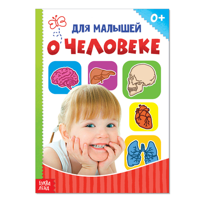Книжка картонная «Человек», 10 стр.