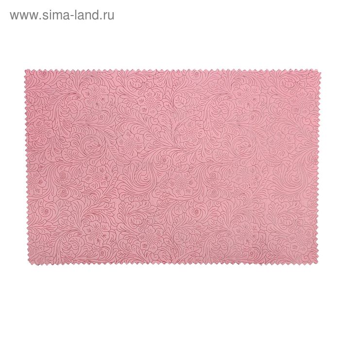 Салфетка сервировочная на стол «Магнолия» 41×28 см, цвет розовый - Фото 1