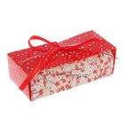 Коробка для сладостей "Красное и белое" 15 х 7 х 5 см - Фото 1