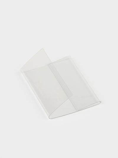 Ценникодержатель горизонтальный, 4×3 см, ПЭТ 0,5 мм цвет прозрачный