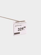 Ценникодержатель на крючок, откидной, 7×4 см, прозрачный - Фото 3