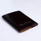 Обложка для паспорта, цвет коричневый - Фото 4