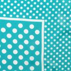 Платок текстильный женский НS1630 цвет бирюзовый, р-р 90х90 см - Фото 4