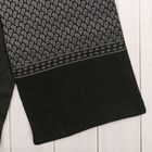 Шарф текстильный мужской 274 цвет чёрный, р-р 29х127 см - Фото 2
