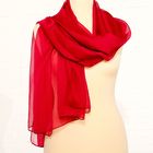 Палантин текстильный женский PC3475 цвет красный, р-р 70х175 см - Фото 1