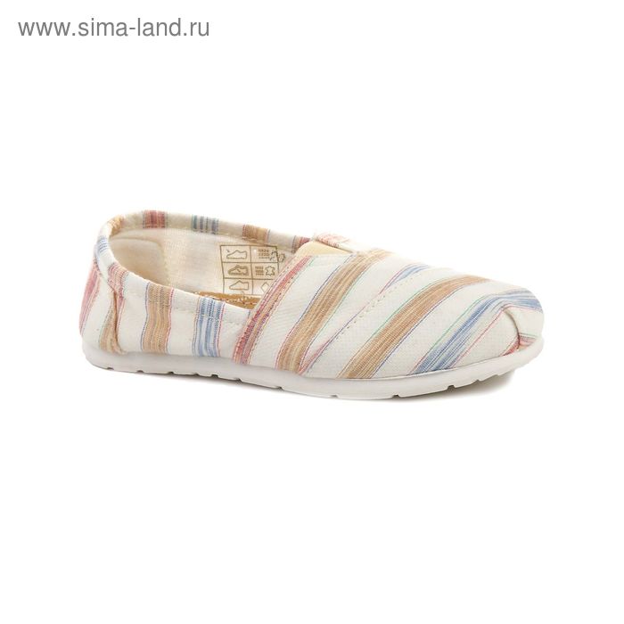 Туфли детские арт. 2262K-white (белый/полоска) (р. 34) - Фото 1