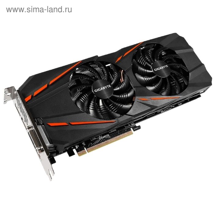 Видеокарта Gigabyte GeForce GTX 1060 (GV-N1060G1 GAMING-3GD)3G,192bit,GDDR5,1620/8008 - Фото 1