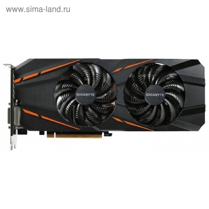 Видеокарта Gigabyte GeForce GTX 1060 (GV-N1060G1 GAMING-6GD)6G,192bit,GDDR5,1621/8008 - Фото 1