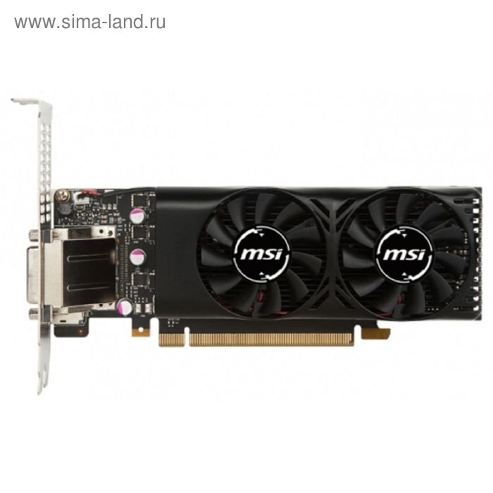 Видеокарта MSI GeForce GTX 1050TI (4GT LP) 4G,128bit,GDDR5,1290/7008,DVI,HDMI,DP - Фото 1