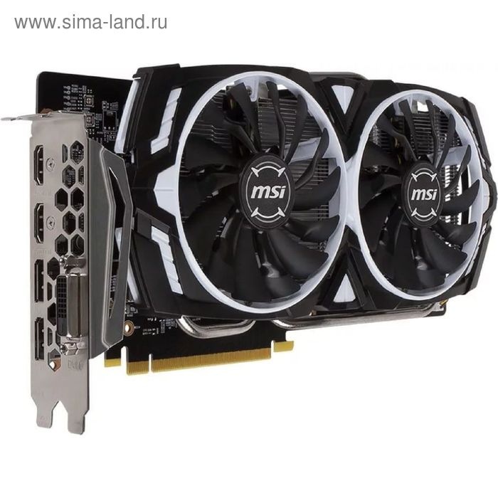 Видеокарта MSI GeForce GTX 1060 ARMOR (3G OCV1) 3G,192bit,GDDR5,1544/8008,DVI,HDMI,DP - Фото 1