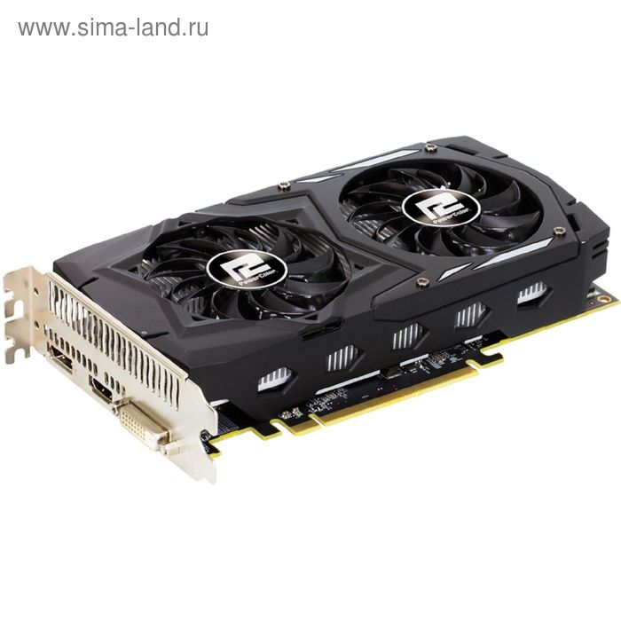 Видеокарта PowerColor AMD Radeon RX 460 4096Mb 128bit GDDR5 - Фото 1