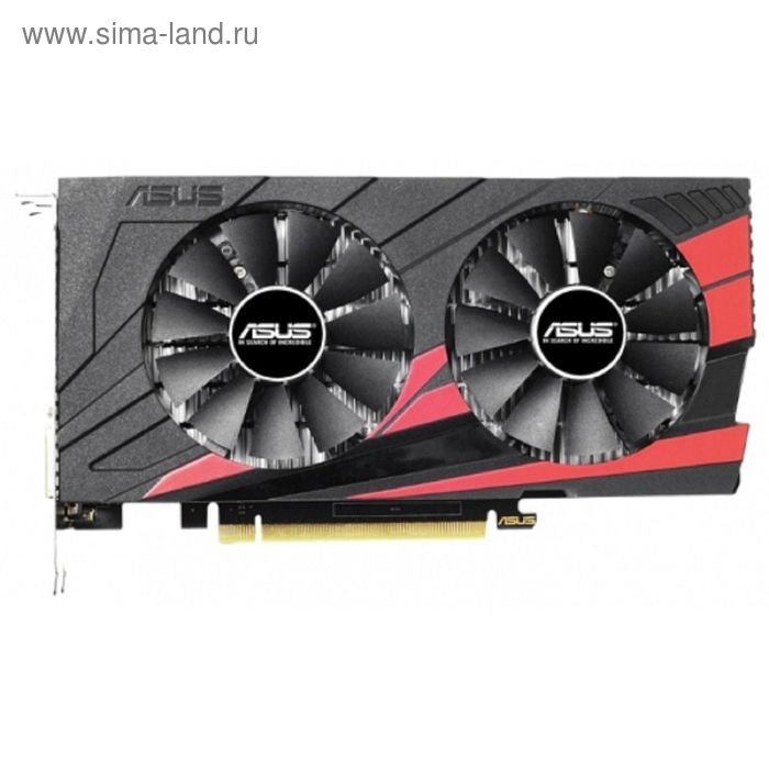 Видеокарта Asus GeForce GTX 1050 Expedition OC, 2G, 128bit, GDDR5, 1408/7008, Ret - Фото 1